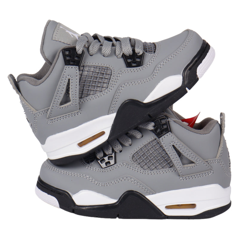 Lancement exclusif de la Air Jordan 4 rétro pour enfants, pointures 25 à 35, déclinée en de nombreux coloris et combinaisons de semelles.