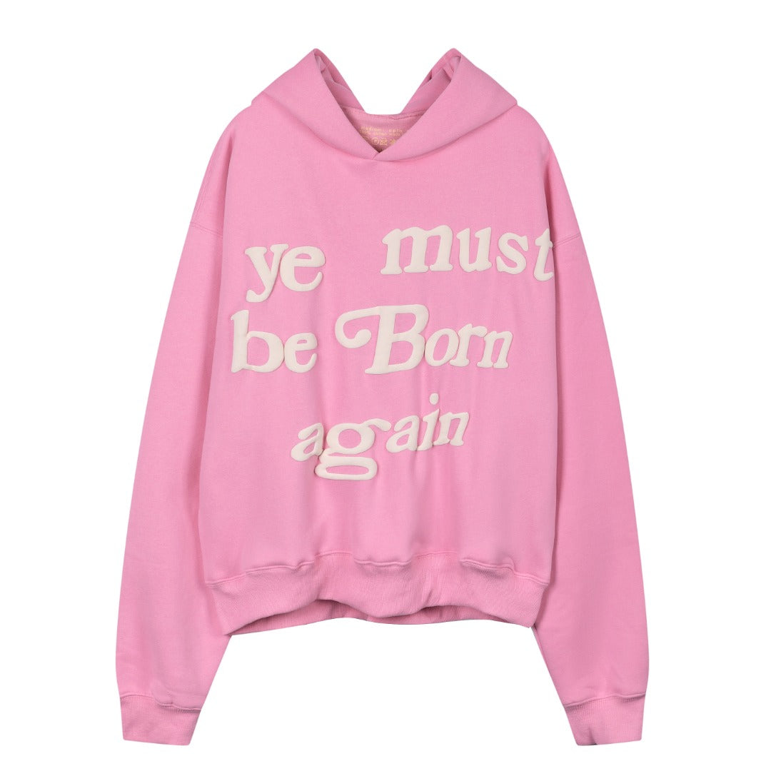 En stock (Nouveauté) Sweat à capuche CPFM-1 rose CPFM « Il faut renaître » Tailles : S, M, L, XL