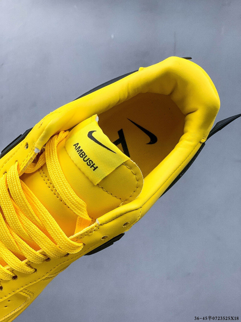 Collaboration AMBush x Nike Air Force 1 Low, lot d'usine original, développé avec la forme et le carton d'origine, utilisant le cuir d'origine