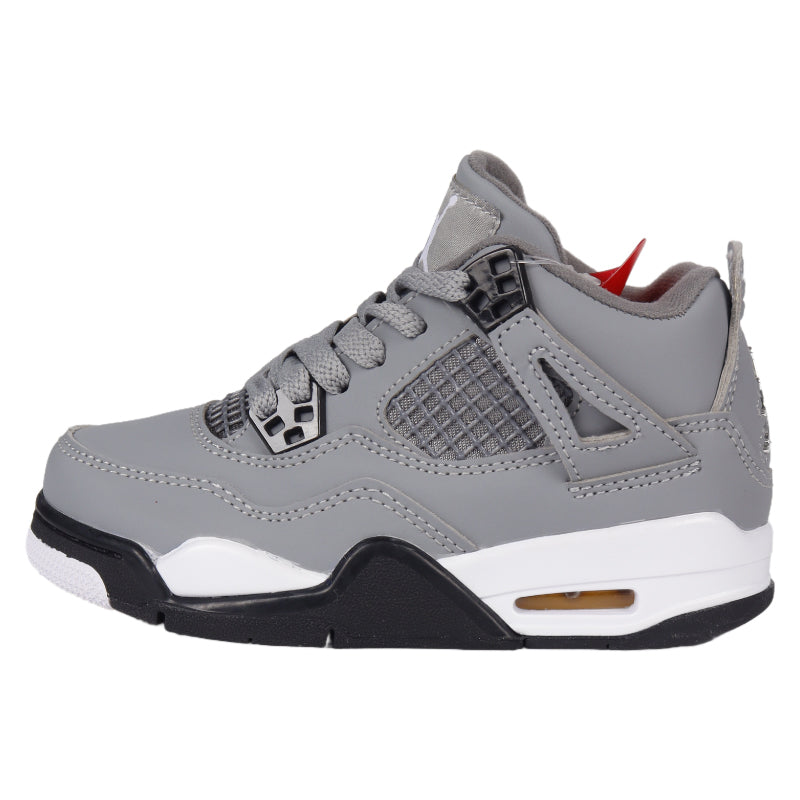 Lancement exclusif de la Air Jordan 4 rétro pour enfants, pointures 25 à 35, déclinée en de nombreux coloris et combinaisons de semelles.